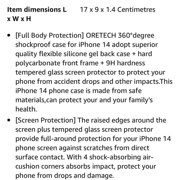 ❤️ 3/$45 ❤️ Oretech iPhone 14 red phone case, NWOT - Picture 13 of 16